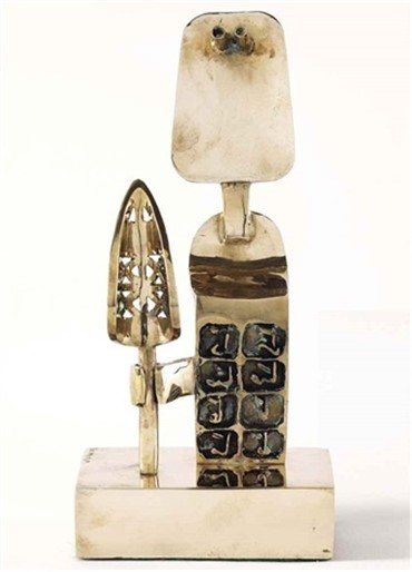 Sculpture, Parviz Tanavoli, Cedar and Poet, 2008, 4275
